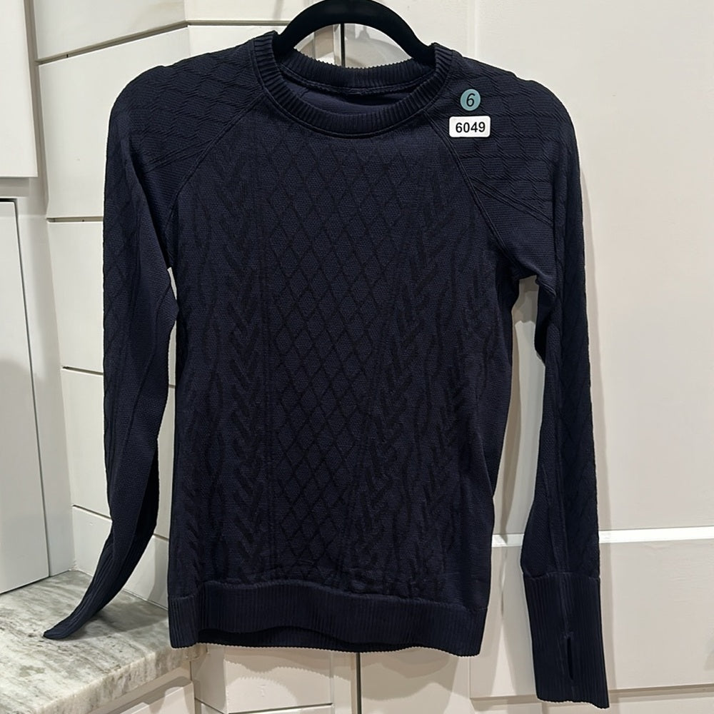 (6049)  🍋 LULULEMON Rest Less Pullover Sz 6 *EUC