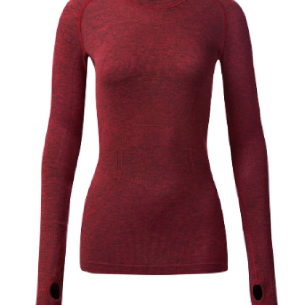 (6052)  🍋 LULULEMON RUN: Swiftly Tech Long Sleeve Crew Sz 12 *EUC