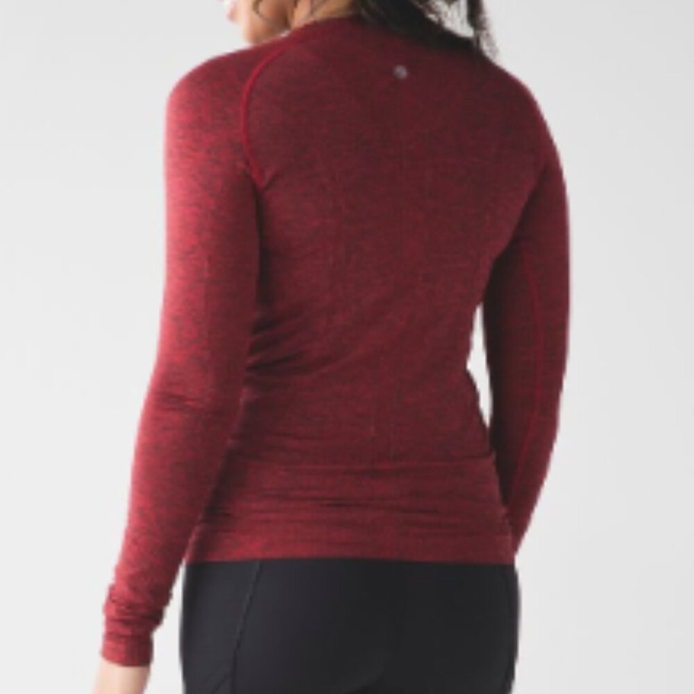 (6052)  🍋 LULULEMON RUN: Swiftly Tech Long Sleeve Crew Sz 12 *EUC