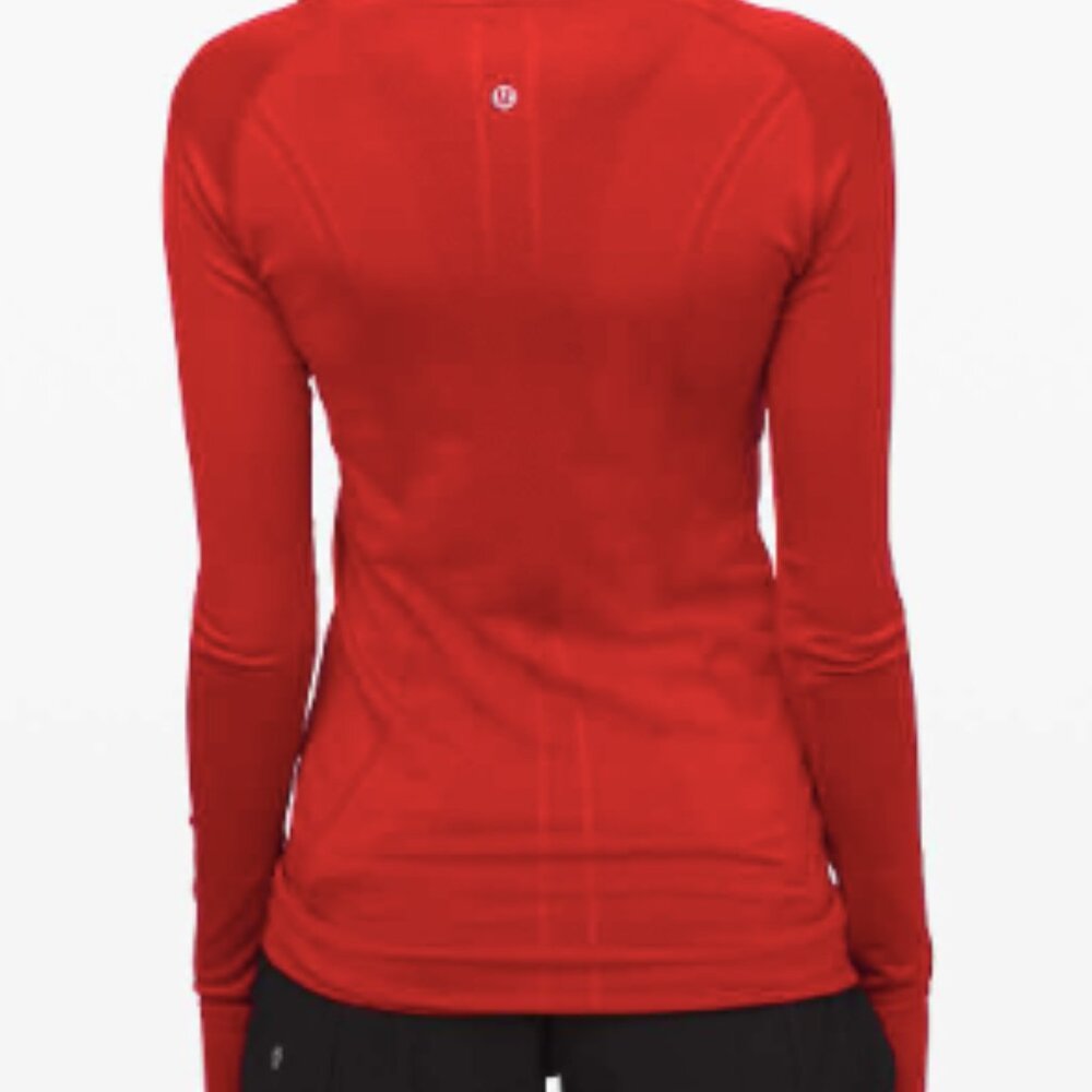 (2156)  🍋 LULULEMON RUN: Swiftly Tech Long Sleeve Crew Sz 6 *EUC