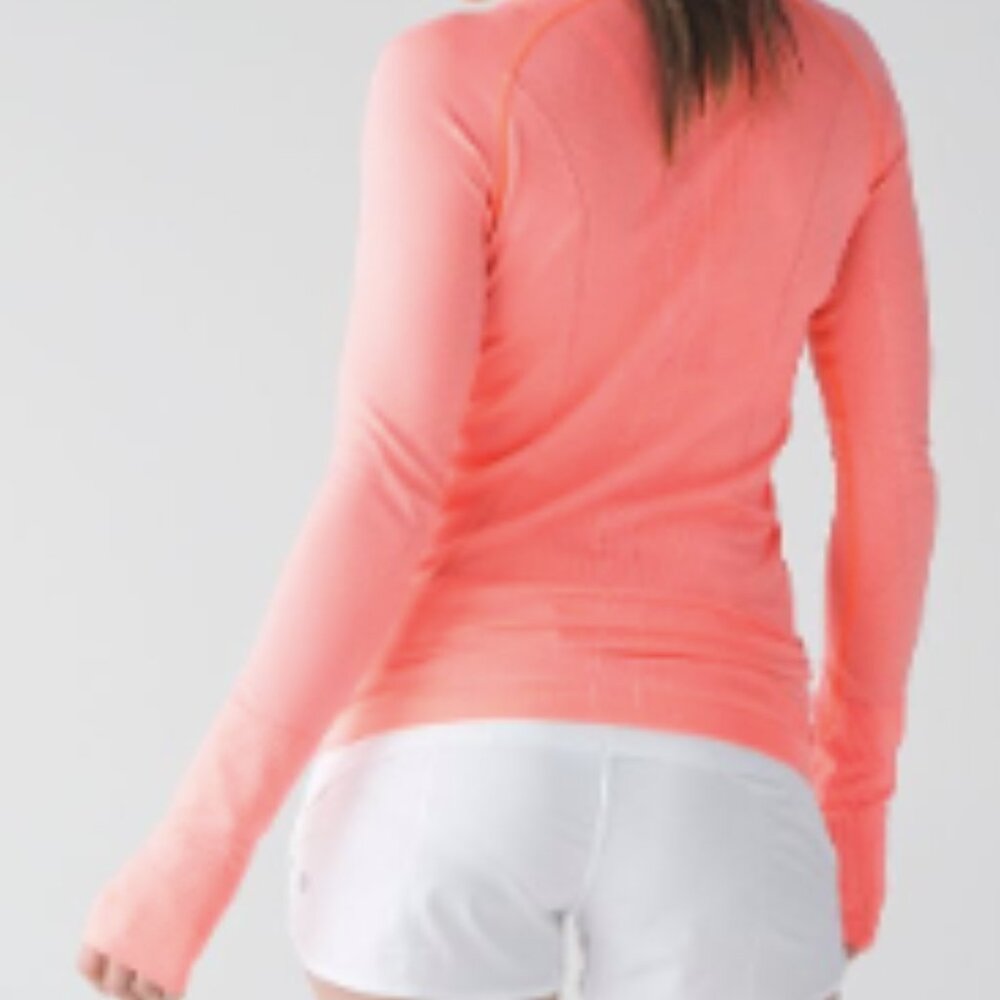 (2027)  🍋 LULULEMON RUN: Swiftly Tech Long Sleeve Crew Sz 4 *EUC