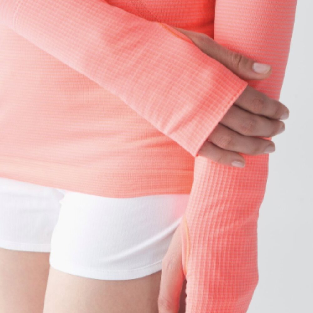 (2027)  🍋 LULULEMON RUN: Swiftly Tech Long Sleeve Crew Sz 4 *EUC