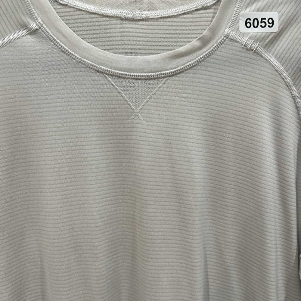 (6059) LULULEMON MENS Metal Vent Tech Short Sleeve Sz L