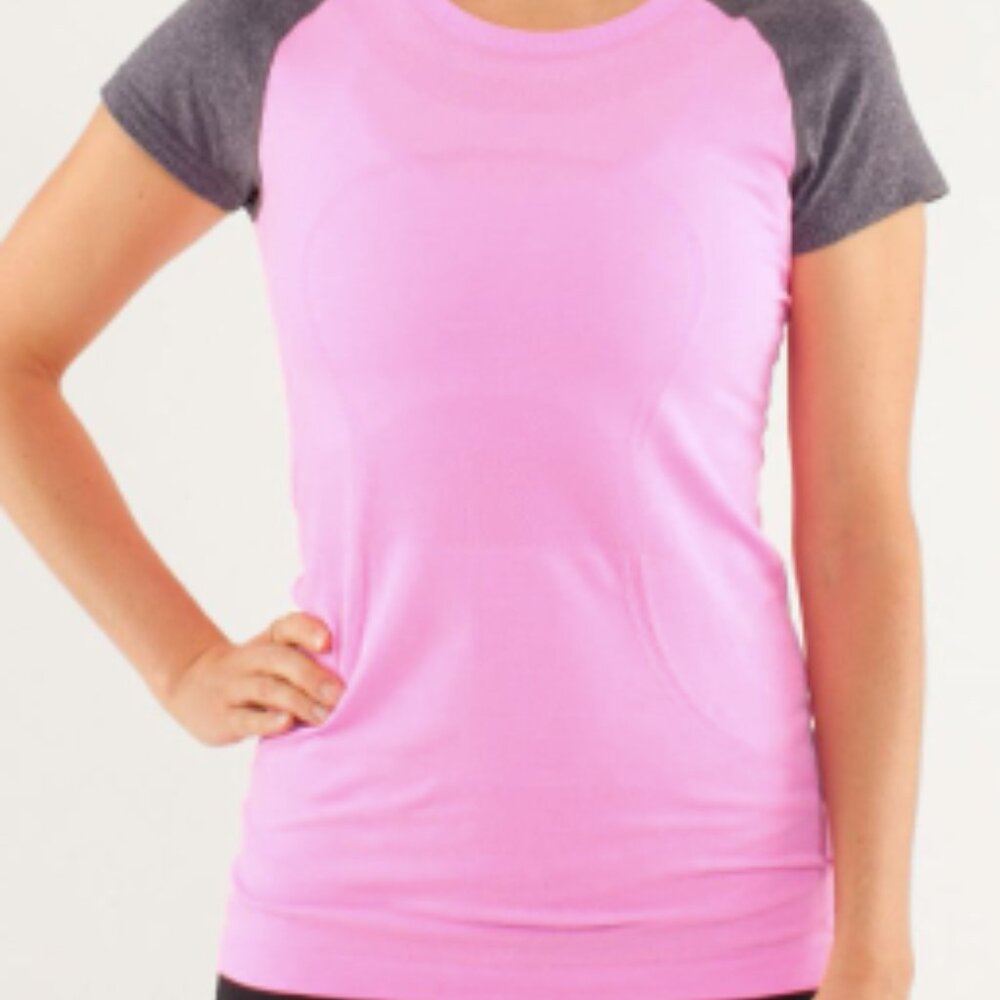 (6071)  🍋 LULULEMON RUN: Swiftly Tech Short Sleeve Crew Sz 8 **LOVED