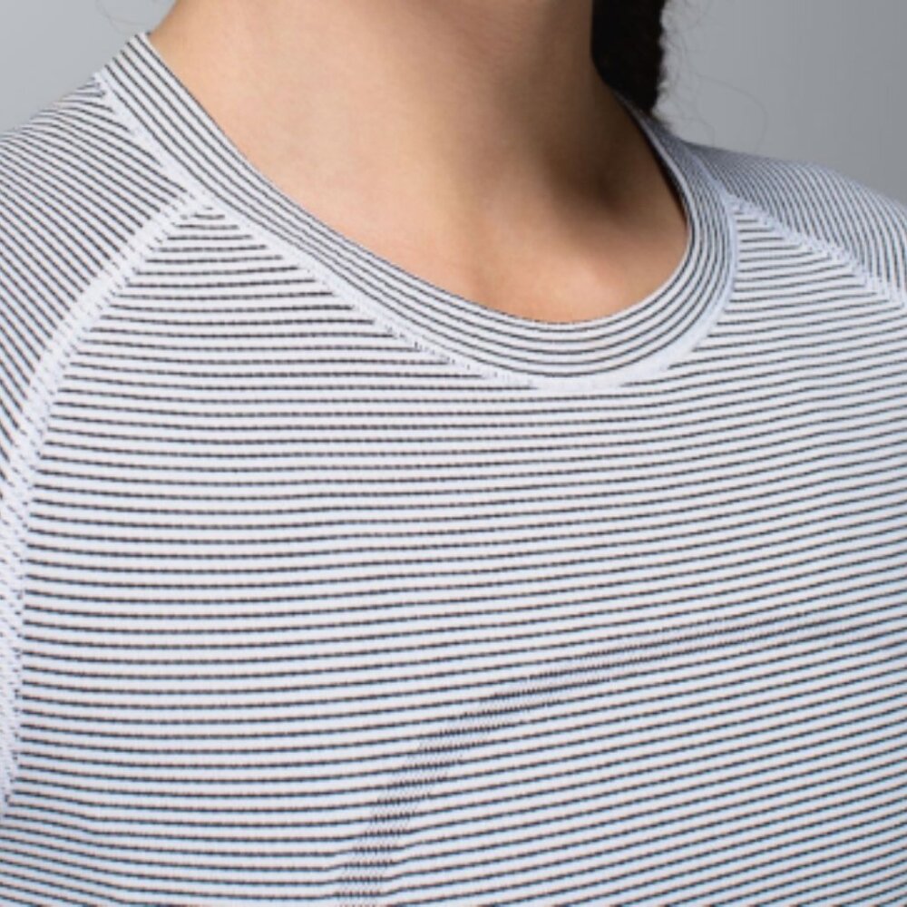 (6085)  🍋 LULULEMON RUN: Swiftly Tech Short Sleeve Crew Sz 6 **LOVED *ST…