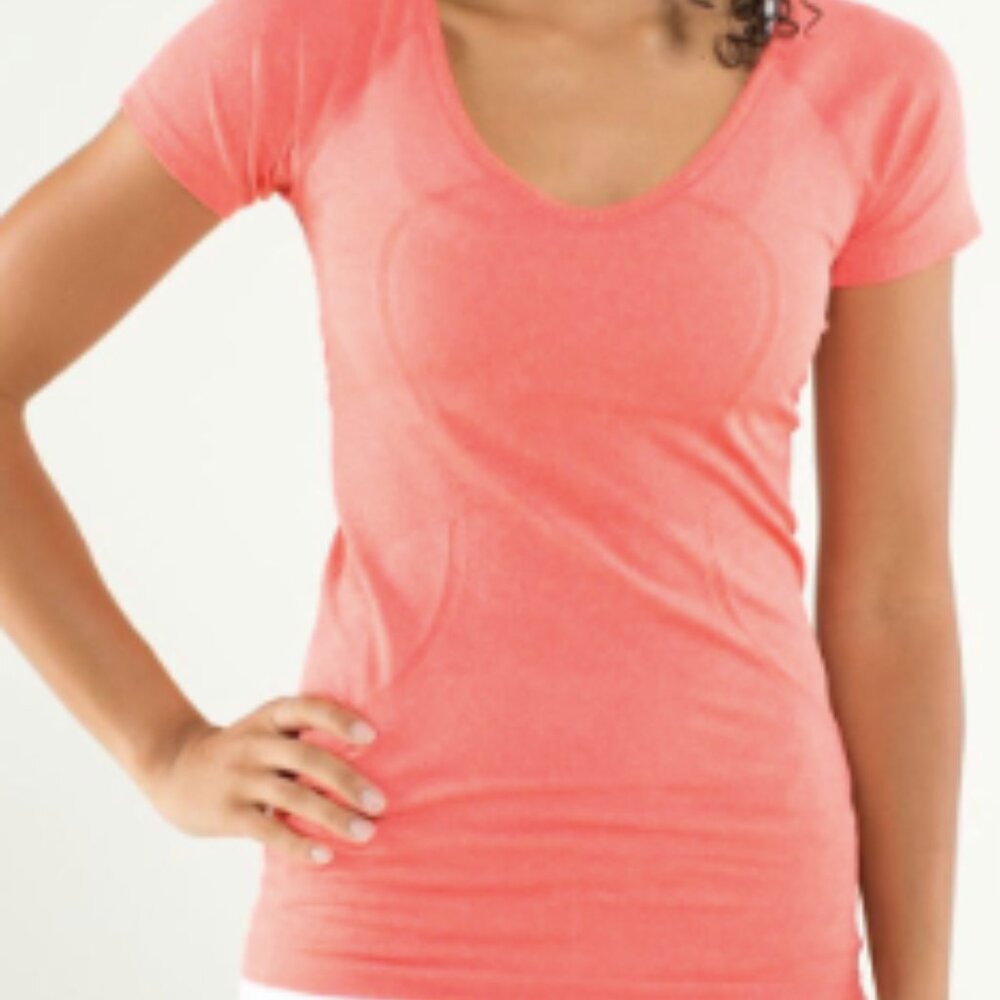 (6090)  🍋 LULULEMON RUN: Swiftly Tech Short Sleeve Crew Sz 4 **LOVED