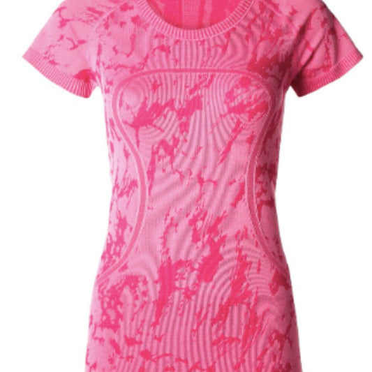 (6092)  🍋 LULULEMON RUN: Swiftly Tech Short Sleeve Crew Sz 10 **LOVED *RARE