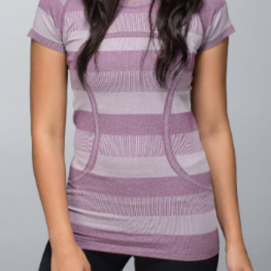 (6094) 🍋 LULULEMON RUN: Swiftly Tech Long Sleeve Crew Sz 8 *GUC