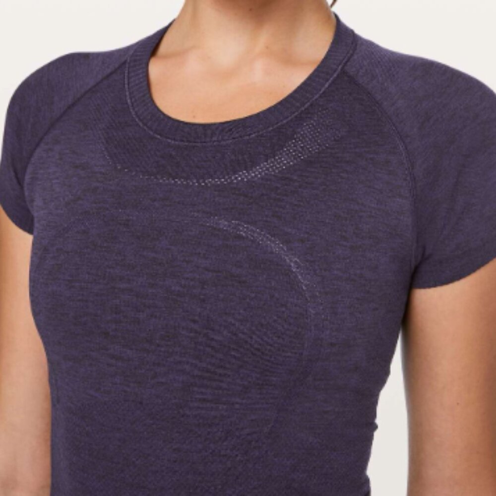 (6095) 🍋 LULULEMON RUN: Swiftly Tech Long Sleeve Crew Sz 6 *GUC