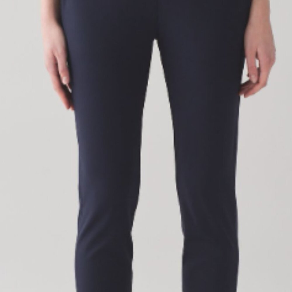(6101) 🍋 LULULEMON On the Fly Jogger Pant *28" Sz 4 MIDNIGHT NAVY