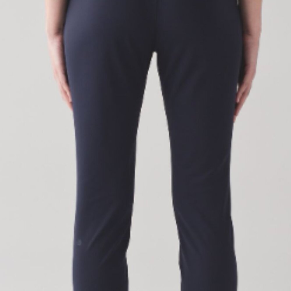 (6101) 🍋 LULULEMON On the Fly Jogger Pant *28" Sz 4 MIDNIGHT NAVY