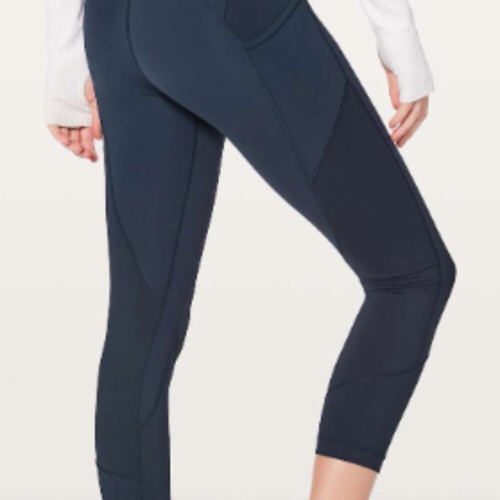 (6108)  LULULEMON All The Right Places Crop II *23" Sz 8 **LOVED *FLAW