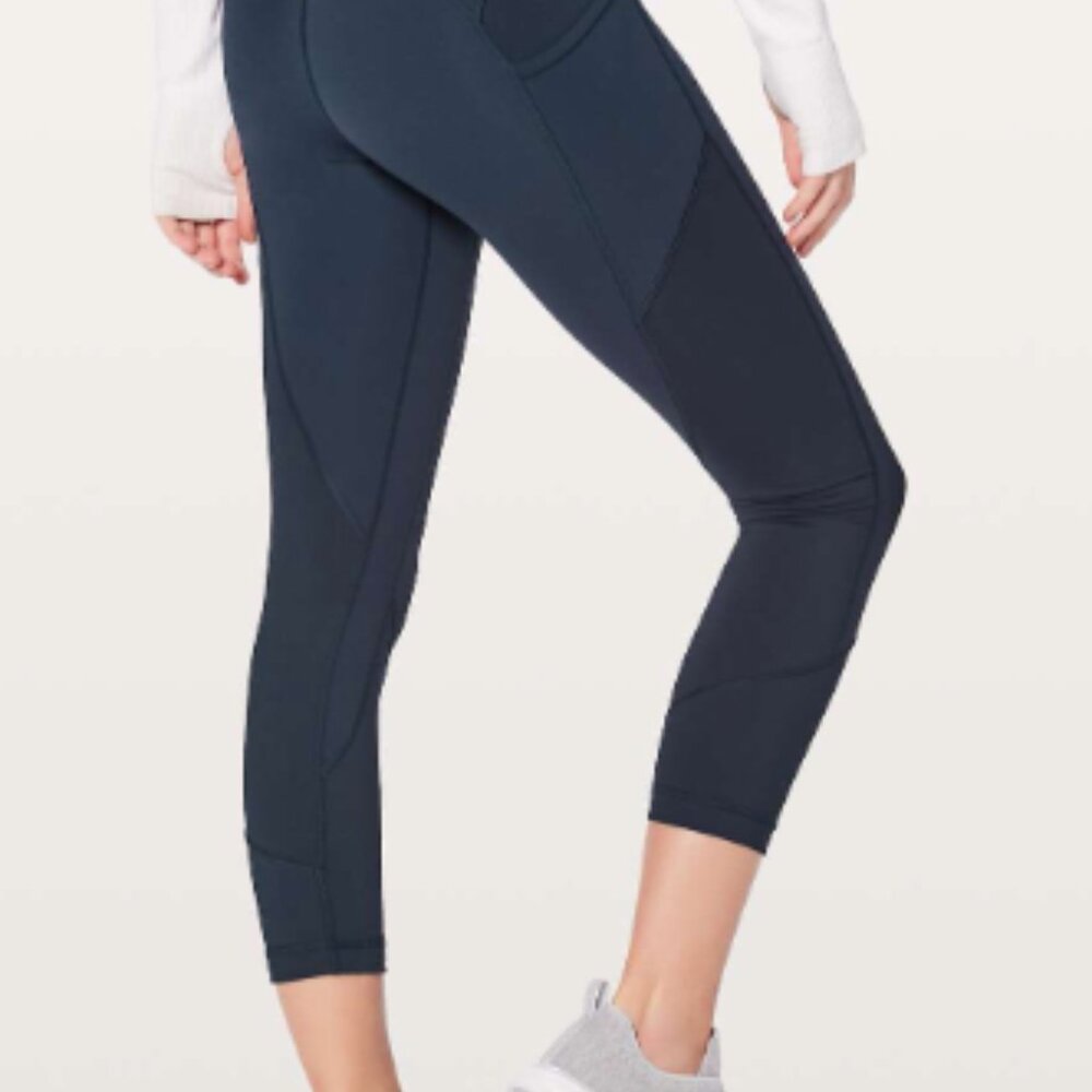 (6108)  LULULEMON All The Right Places Crop II *23" Sz 8 **LOVED *FLAW