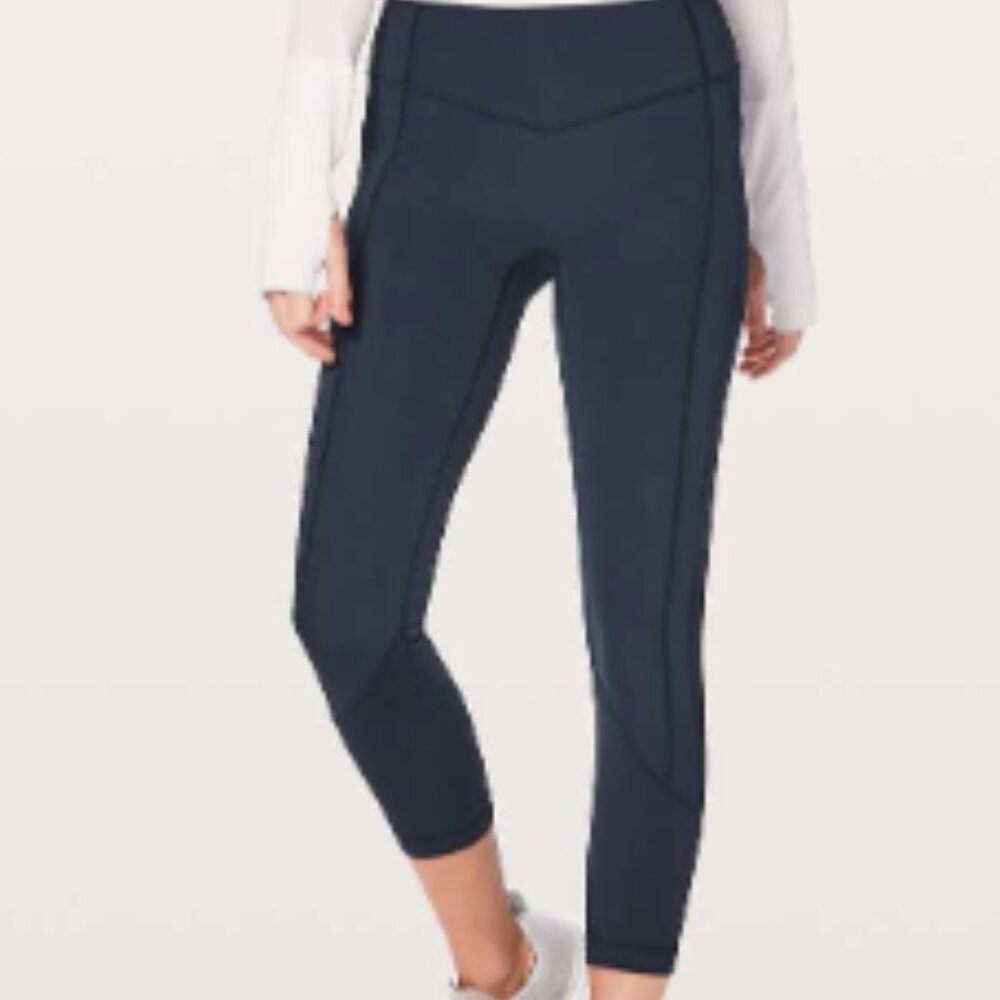 (6108)  LULULEMON All The Right Places Crop II *23" Sz 8 **LOVED *FLAW