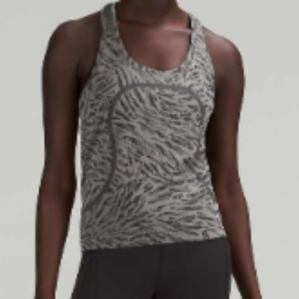 (6113)  🍋 LULULEMON RUN: Racerback Tank Top 2.0 *Race Length Sz 6 *EUC