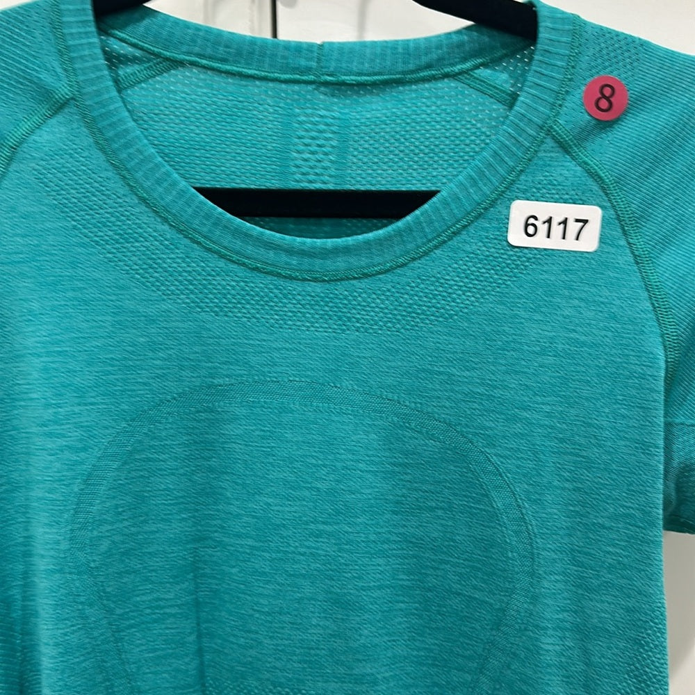 (6117)  🍋 LULULEMON RUN: Swiftly Tech Short Sleeve Crew Sz 8 **LOVED