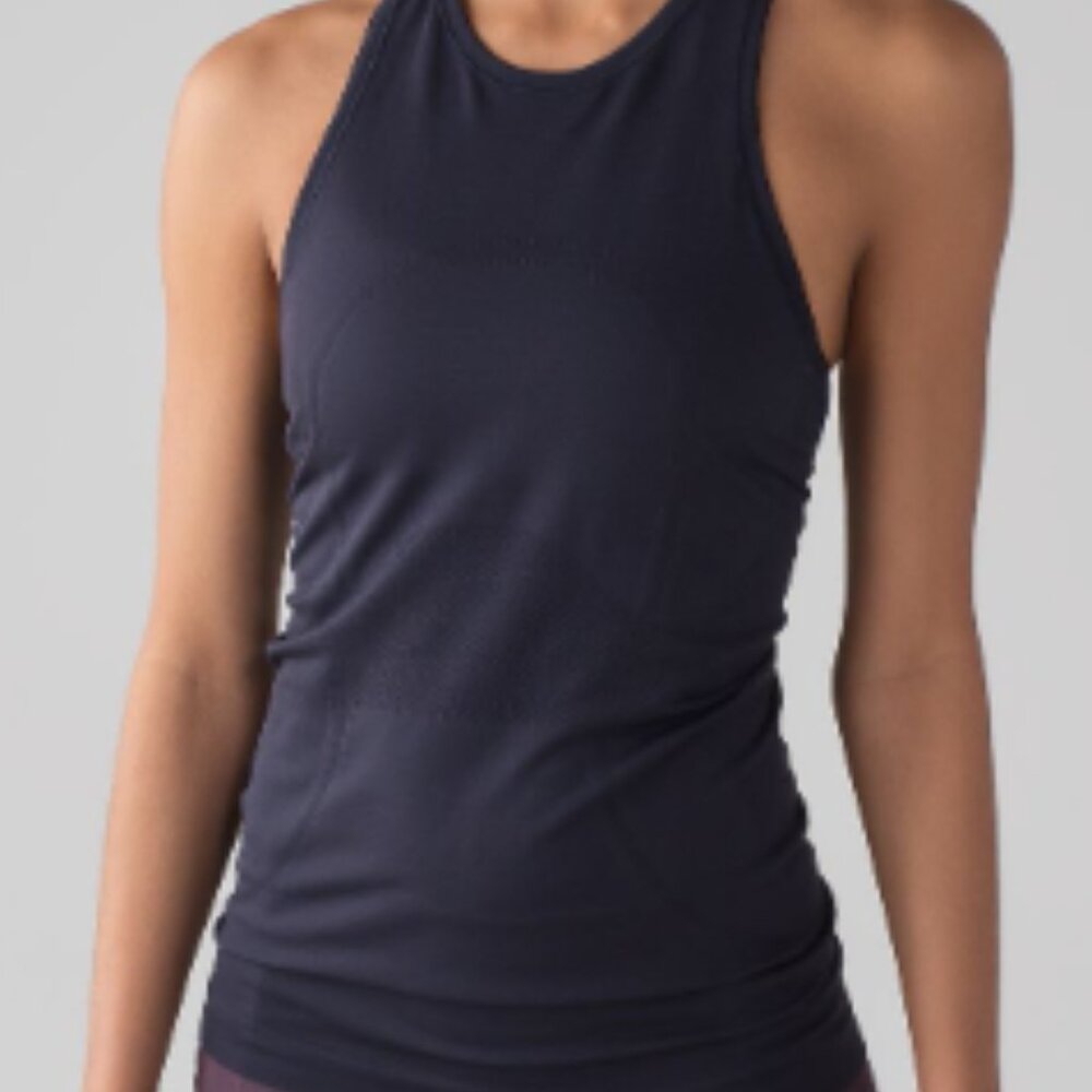 (6128)  🍋 LULULEMON RUN: Swiftly Tech T-BACK Sz 8 ** LOVED