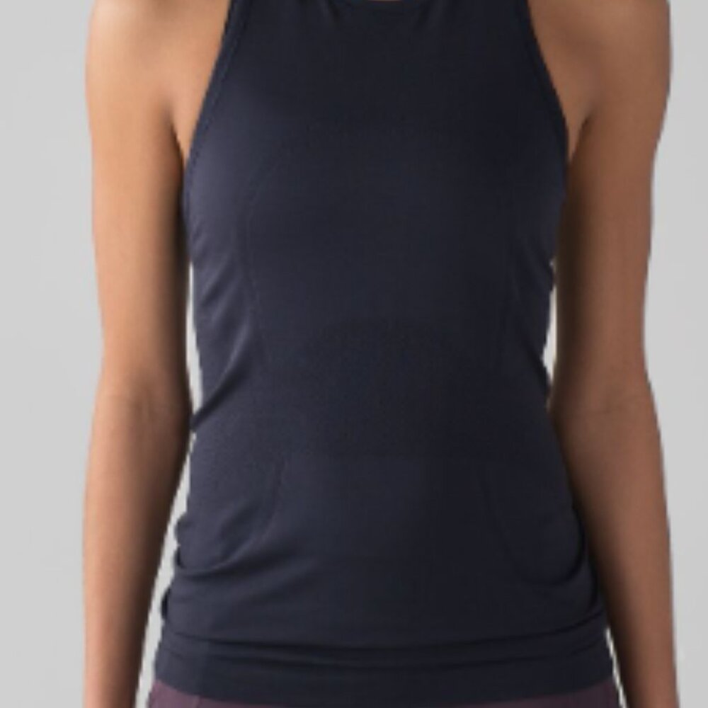 (6128)  🍋 LULULEMON RUN: Swiftly Tech T-BACK Sz 8 ** LOVED