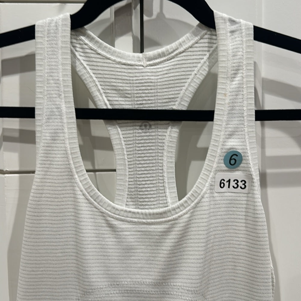 (6133)  🍋 LULULEMON RUN: Swiftly Tech Racerback Sz 6 ** LOVED *PULL