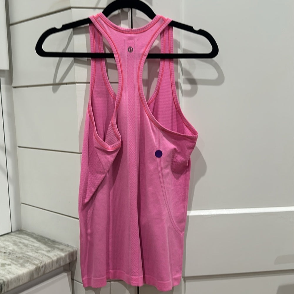 (6136)  🍋 LULULEMON RUN: Swiftly Tech Racerback Sz 8 ** LOVED *FLAW