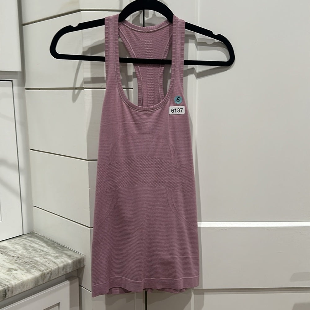 (6137)  🍋 LULULEMON RUN: Swiftly Tech Racerback Sz 6 ** LOVED