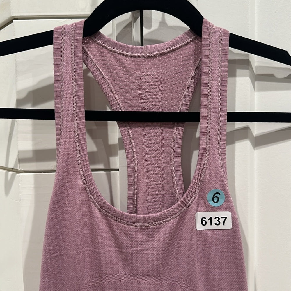 (6137)  🍋 LULULEMON RUN: Swiftly Tech Racerback Sz 6 ** LOVED
