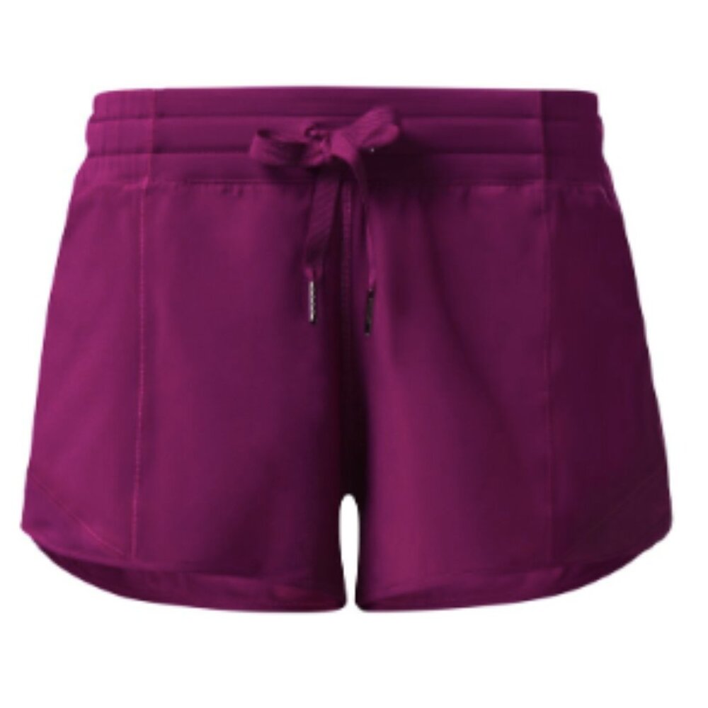 (6146) LULULEMON Hotty Hot Short (Long) 4" in Sz 6 *LOVED *EUC