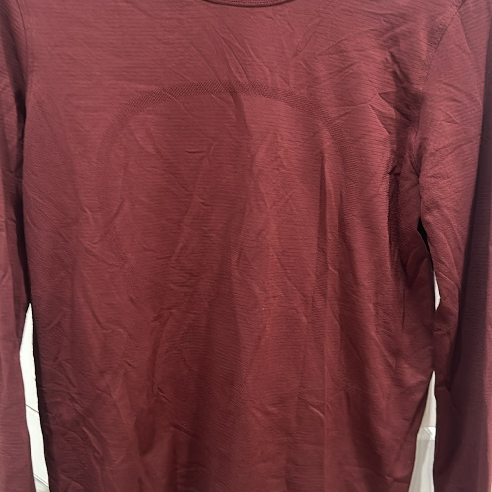 (6173)  🍋 LULULEMON RUN: Swiftly Tech BREEZE Long Sleeve Crew Sz 6 *EUC