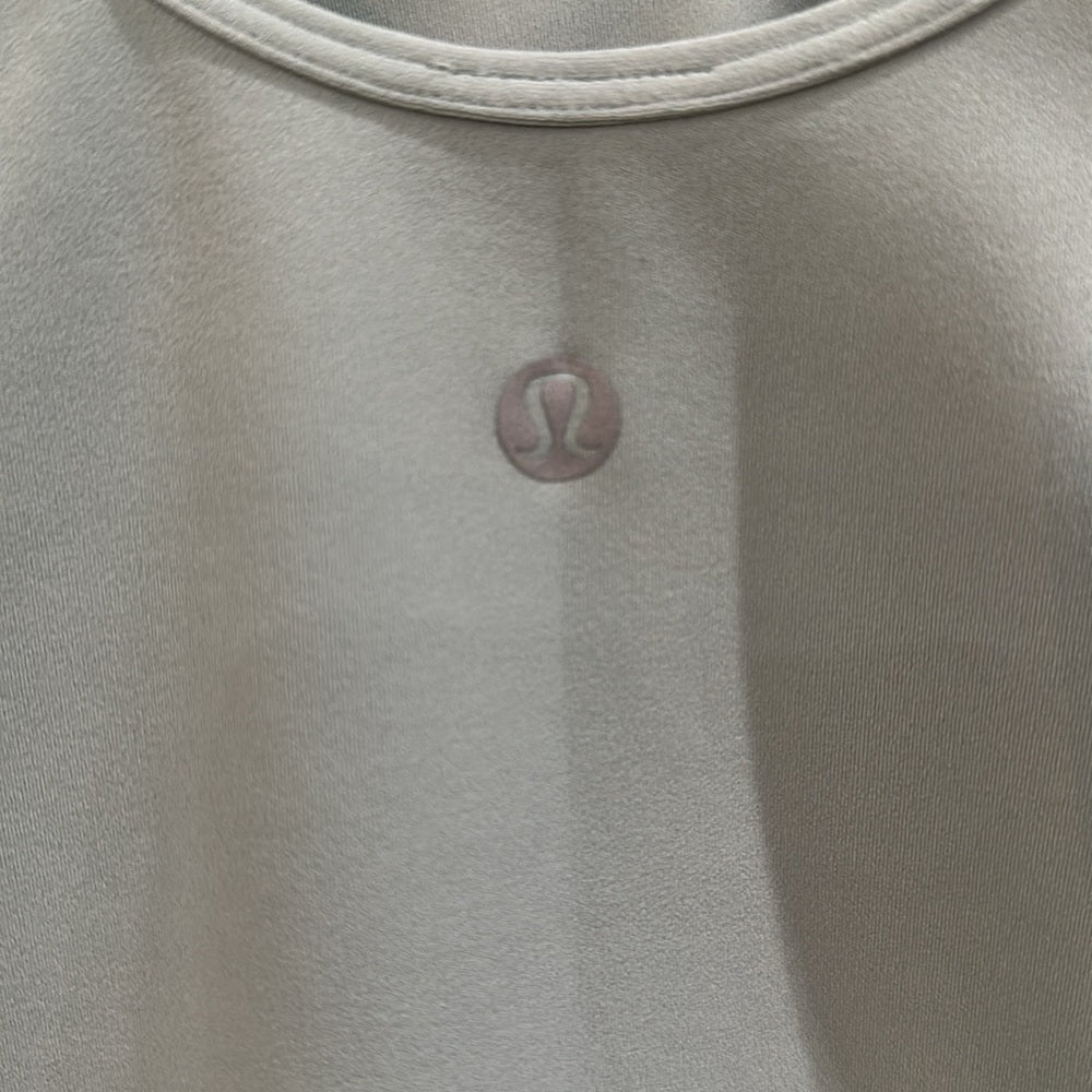 (6186) 🍋  LULULEMON ALIGN TEE P2P=16" Sz 10 *EUC in SILVER BLUE