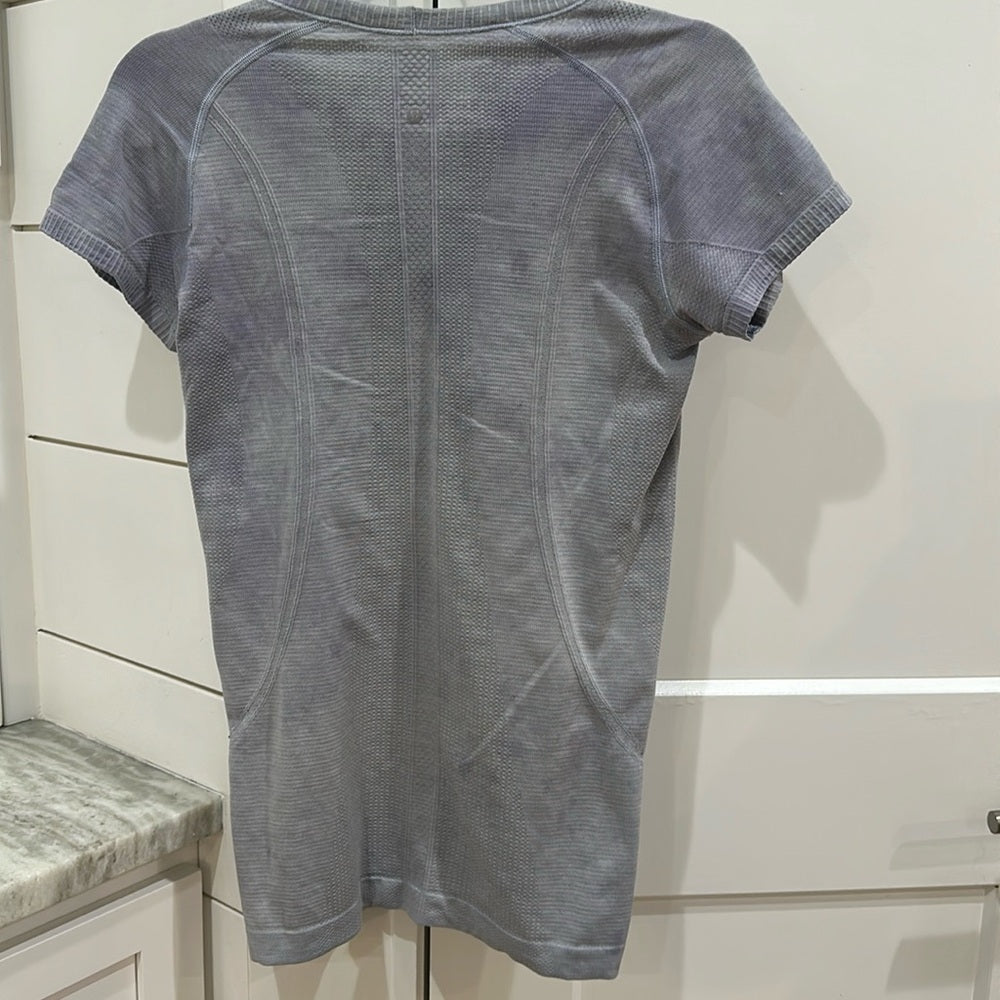 (6205)  🍋 LULULEMON RUN: Swiftly Tech Long Sleeve Crew Sz 8 *HAND-DYED ORIGINAL