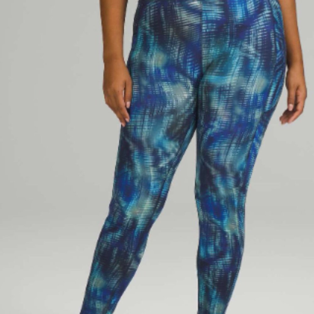 (6208) LULULEMON Invigorate High-Rise Tight 28" *Foil Sz 8 *LOVED