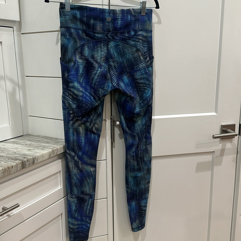 (6208) LULULEMON Invigorate High-Rise Tight 28" *Foil Sz 8 *LOVED