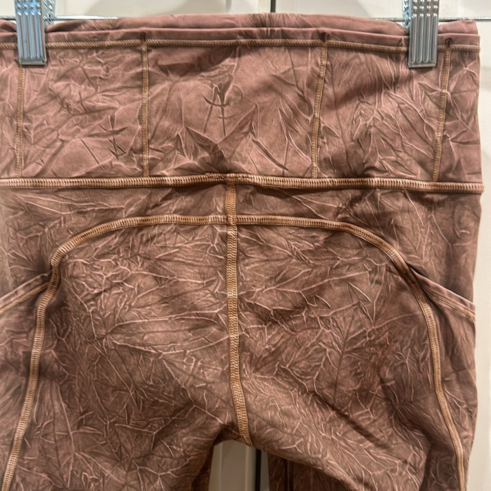 (6210) LULULEMON Fast and Free Tight II 25" Ice Dye *Non-Reflective Sz 4 *LOVED