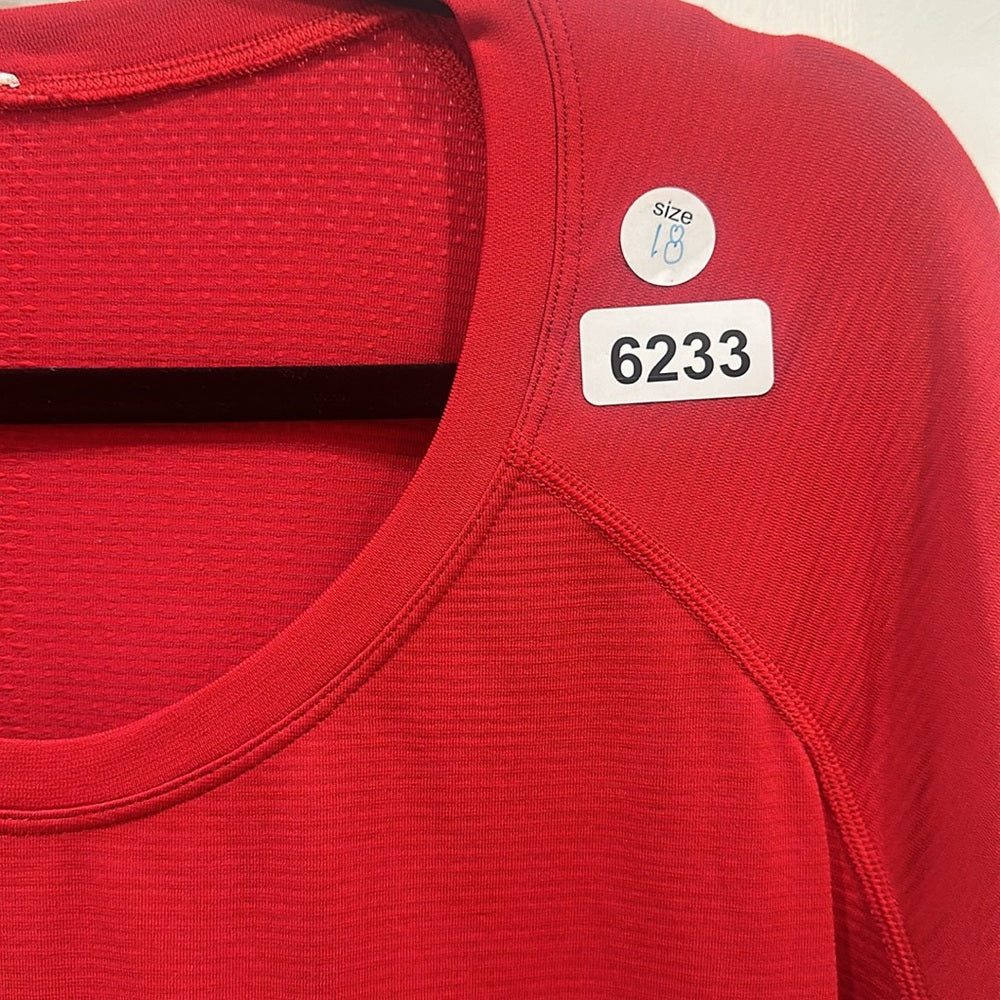 (6233)  🍋 LULULEMON RUN: Swiftly Tech Short Sleeve Crew Sz 18 **LOVED