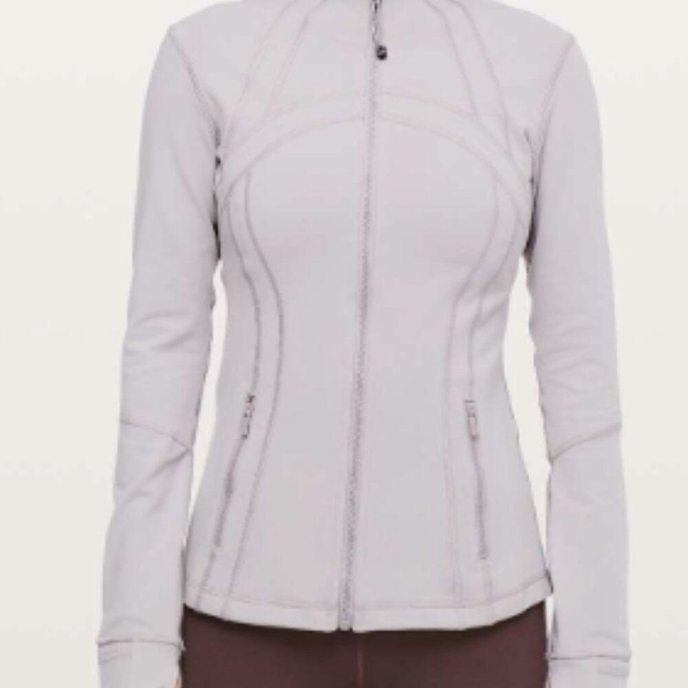 (6268) LULULEMON Define Jacket Sz 6 in Dark Chrome *GUC