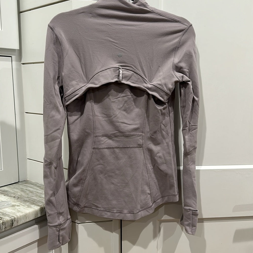 (6268) LULULEMON Define Jacket Sz 6 in Dark Chrome *GUC