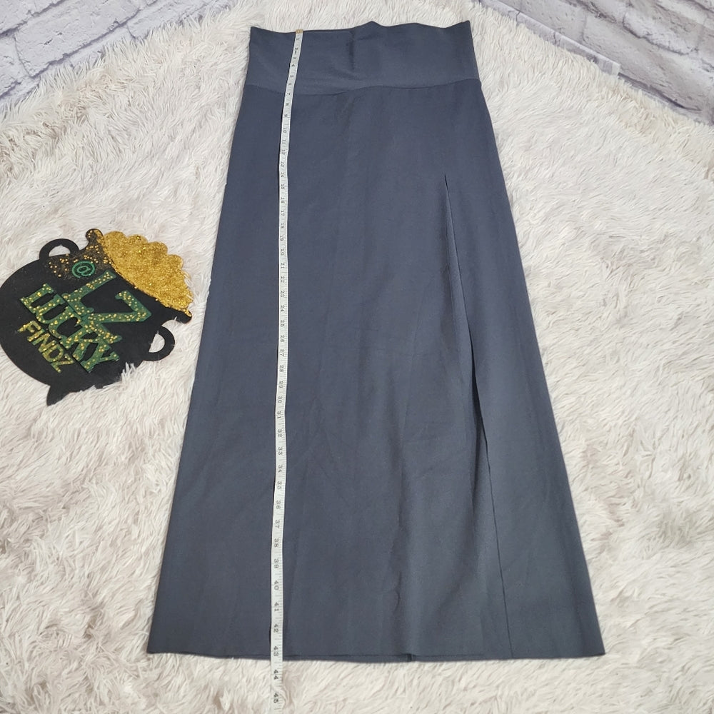 SKIMS SHAPING SWIM LONG SKIRT/ GUNMETAL/ LARGE/ NWT