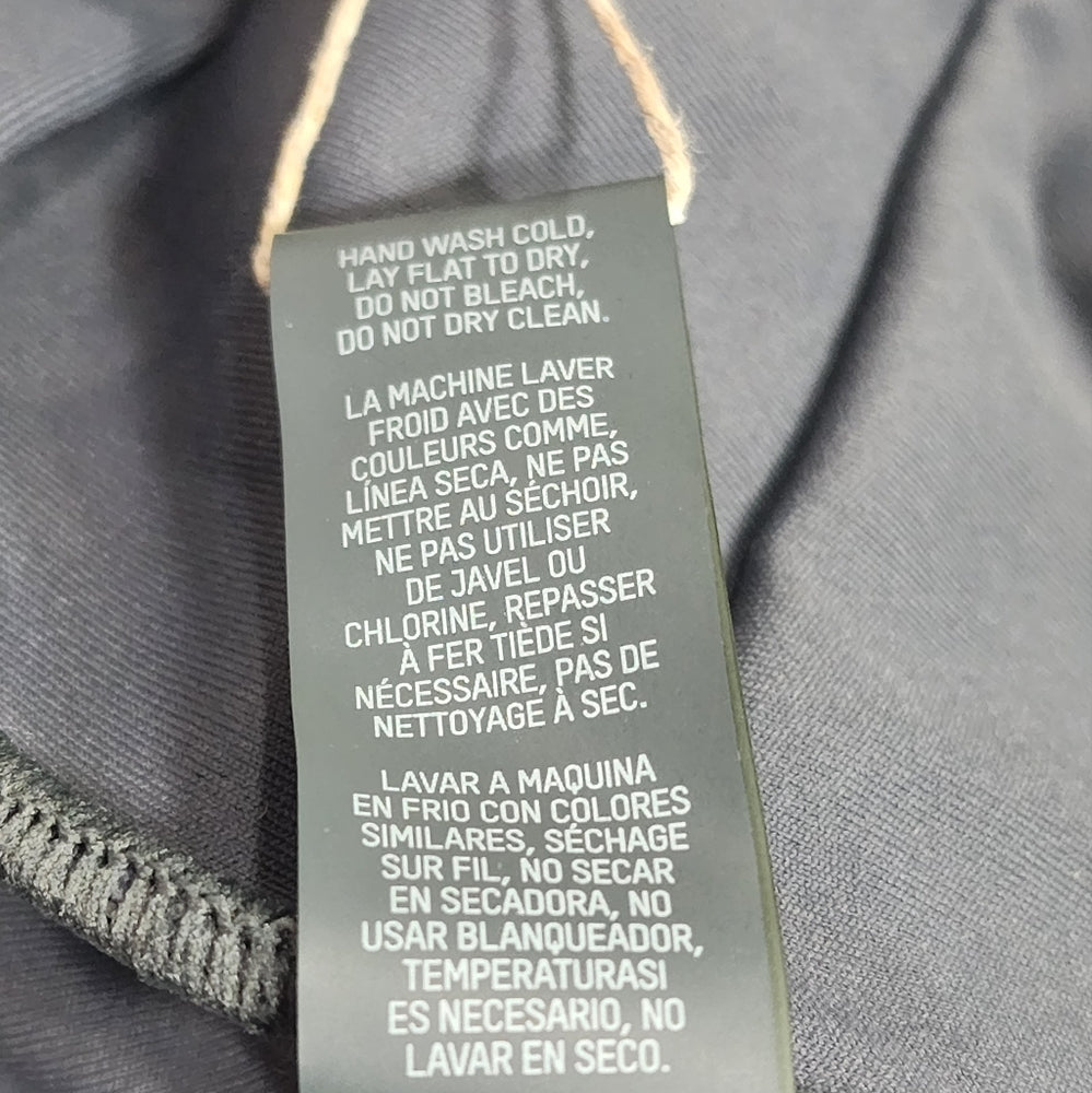 SKIMS SHAPING SWIM LONG SKIRT/ GUNMETAL/ LARGE/ NWT