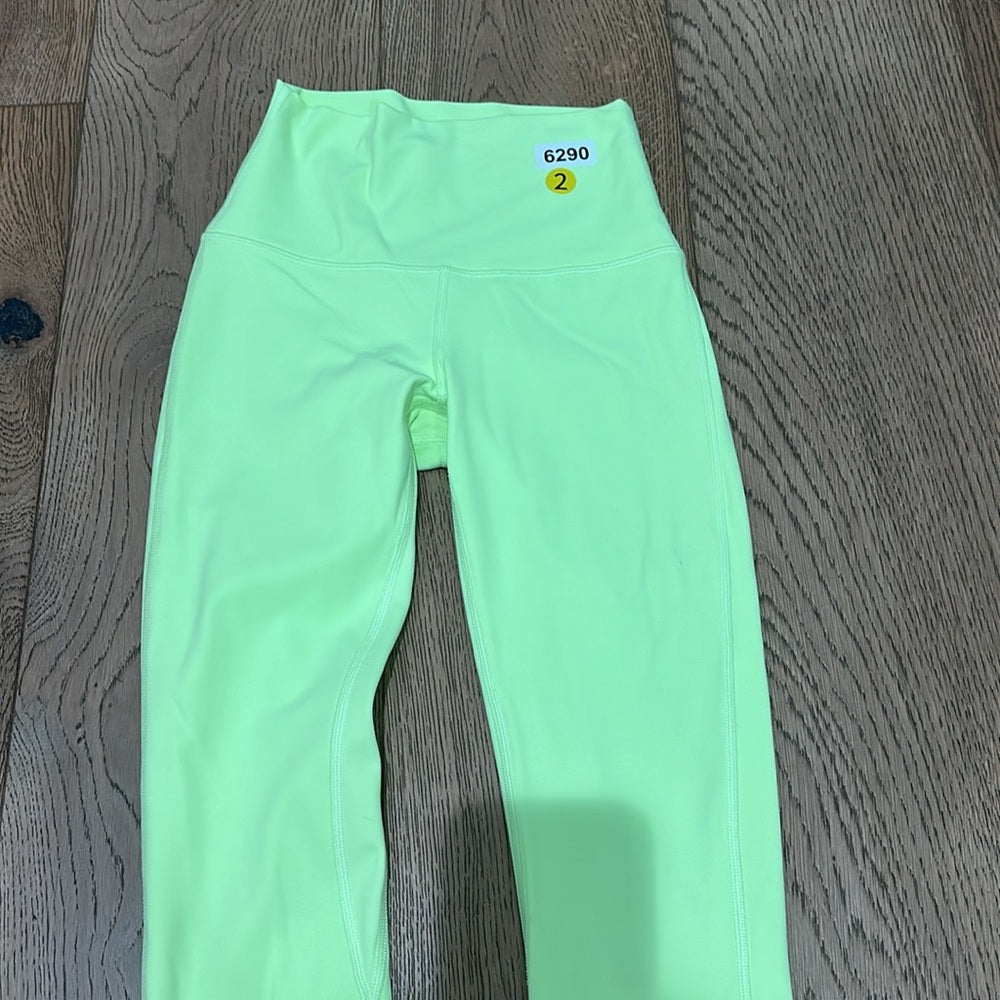 (6290) LULULEMON AAlign High-Rise Pant 25" in Sz 2 in Faded Zap