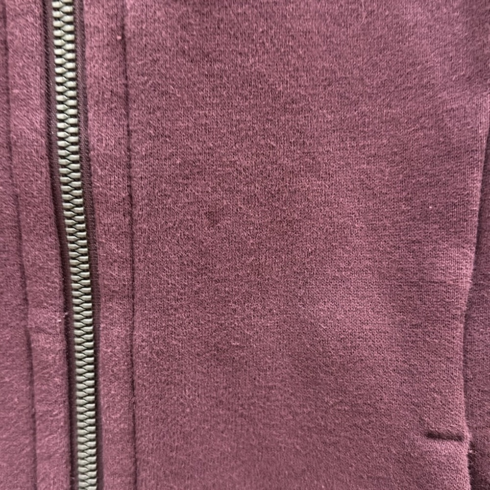 (6313) LULULEMON Scuba Hoodie *Light Cotton Fleece Sz 6 in Arctic Plum *FLAW