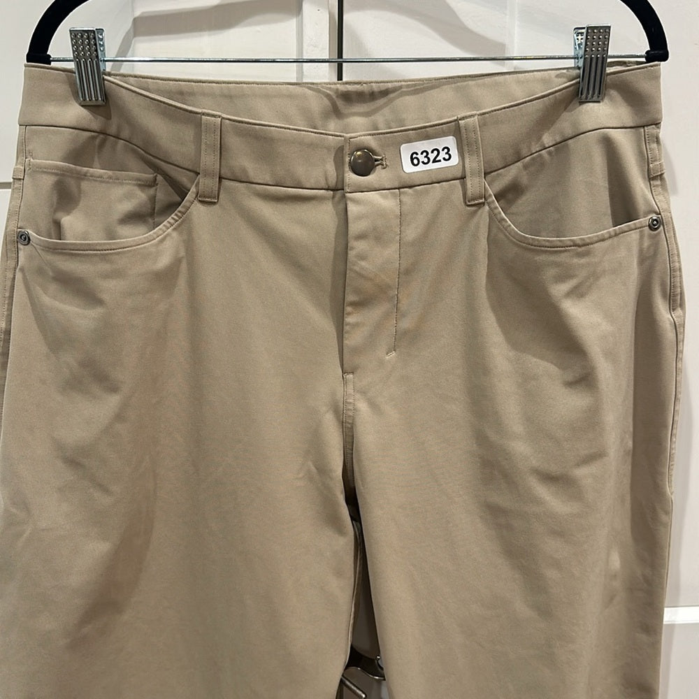(6323) LULULEMON ABC Classic-Fit 5 Pocket Pant 28"L Warpstreme in 33"W