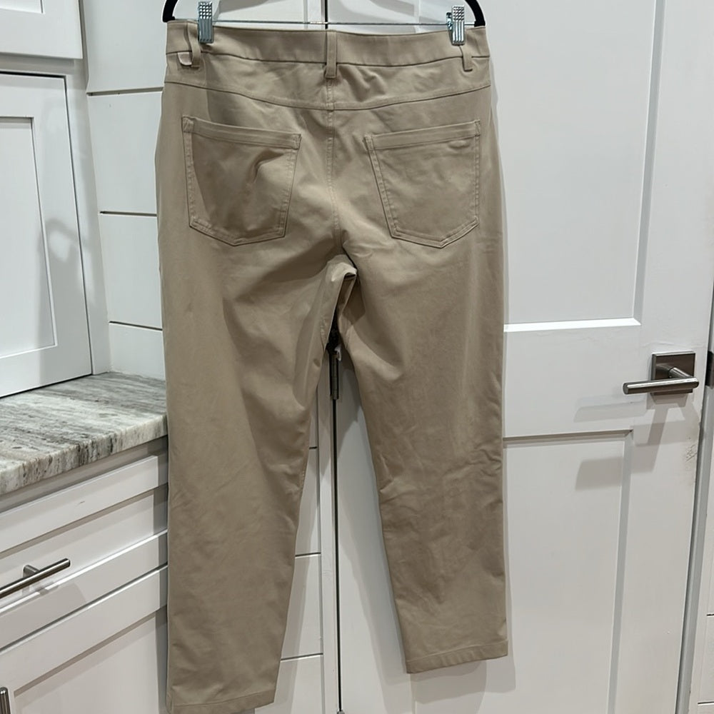 (6323) LULULEMON ABC Classic-Fit 5 Pocket Pant 28"L Warpstreme in 33"W