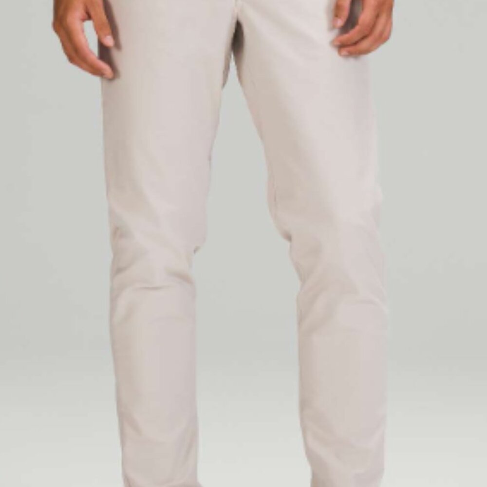 (6324) LULULEMON ABC Pant Slim 32" L *Utilitech 30"W in Dove Grey *FLAW