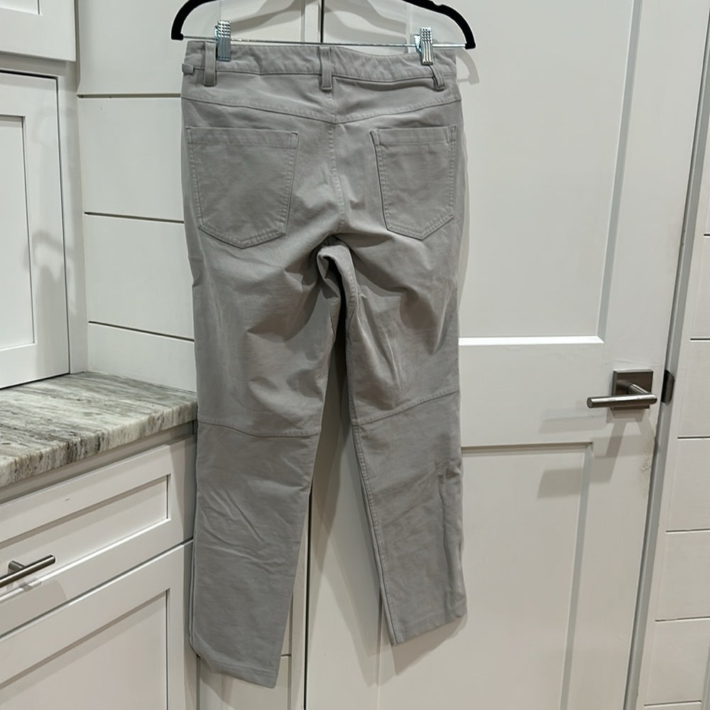 (6324) LULULEMON ABC Pant Slim 32" L *Utilitech 30"W in Dove Grey *FLAW