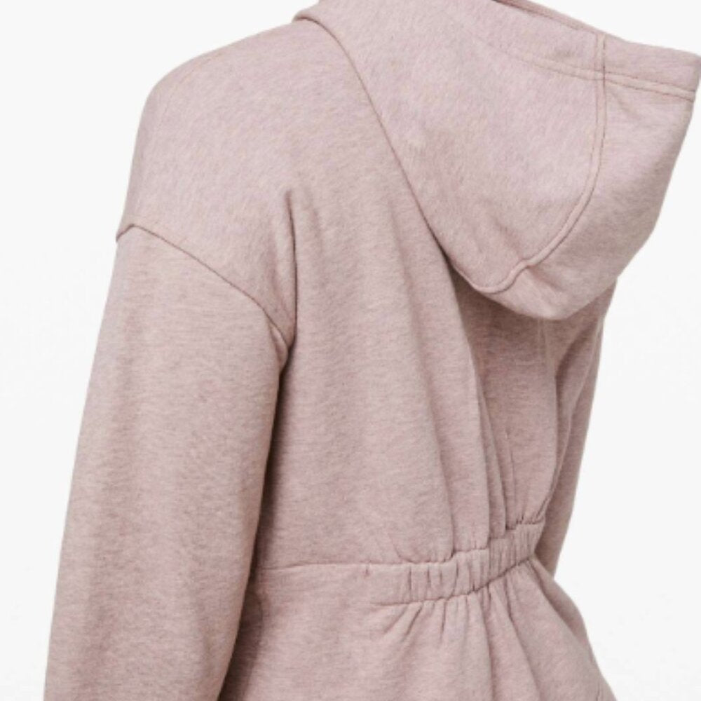 (6333) LULULEMON Stronger as One Cropped Hoodie *lululemon X Barrys *RARE