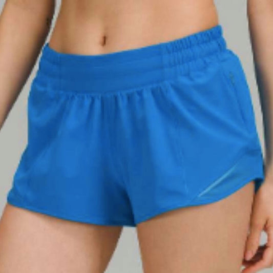 (6364) Lululemon Hotty Hot Low-Rise Short 2.5" in Sz 12 (POOLSIDE) HOT