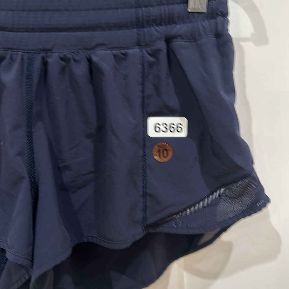 (6366) Lululemon Hotty Hot Short II *2.5" Jin MIDNIGHT NAVY Sz 10