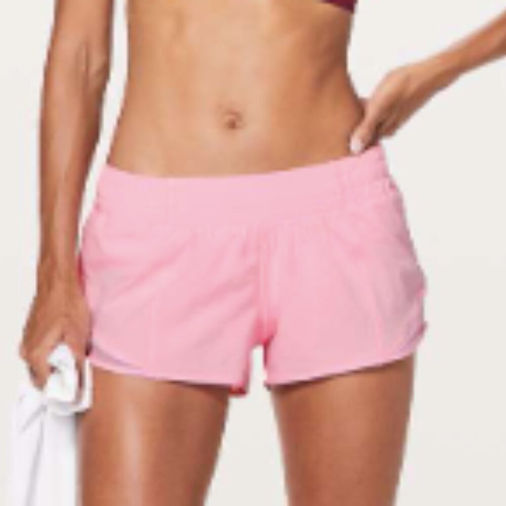 (6367) Lululemon Hotty Hot Short II *2.5" Jin MIAMI PINK Sz 10