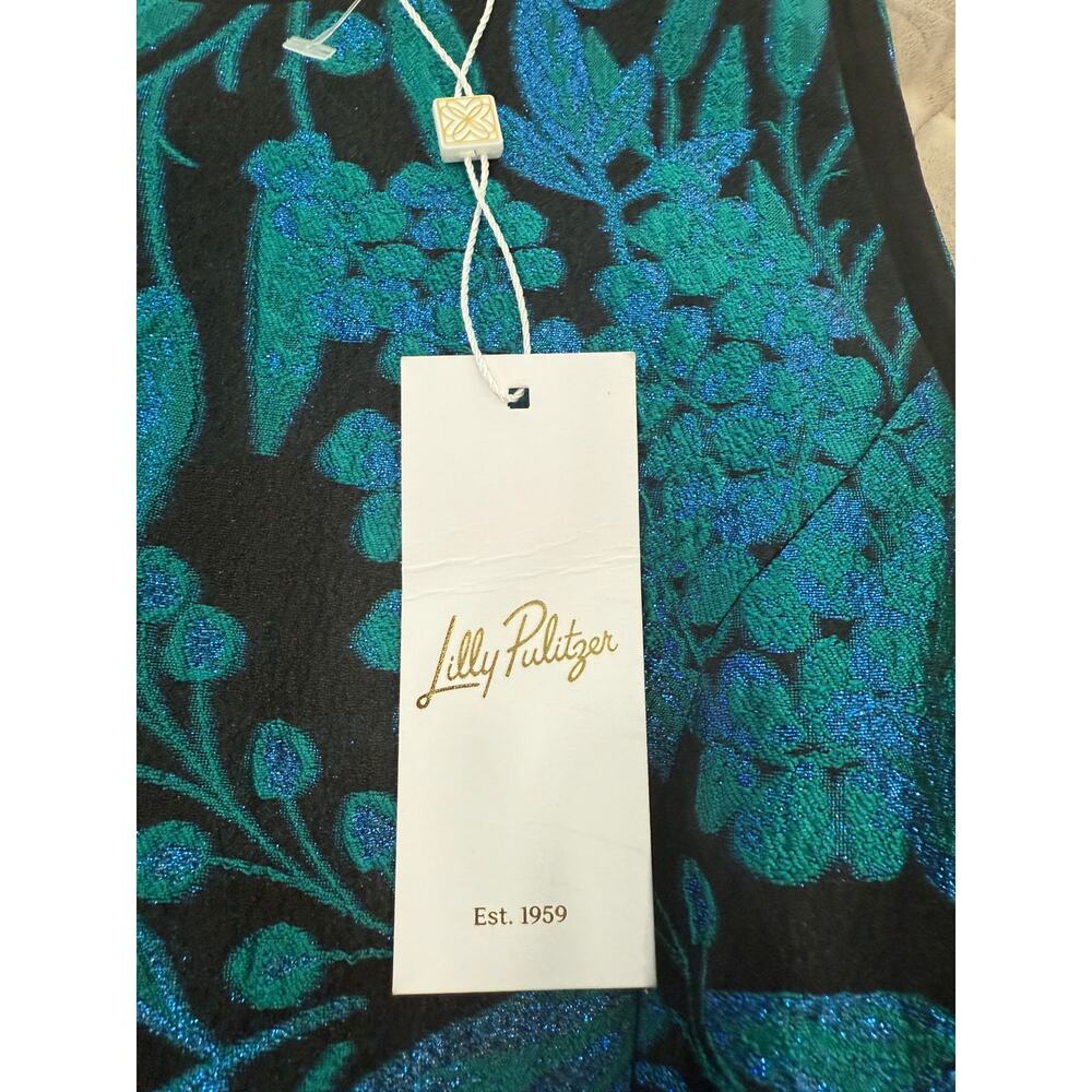 0102 NWT $268 Lilly Pulitzer Jollian Brocade Dress sz 12