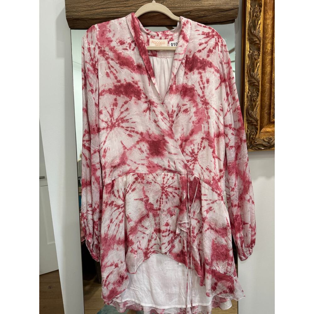 0104 Rococo Sand Ava mini dress rosewood L